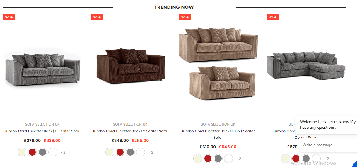 Sofaselections