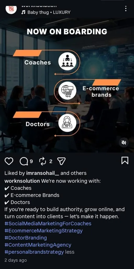 our work