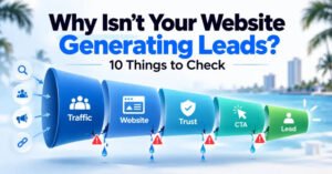 website not generating leads