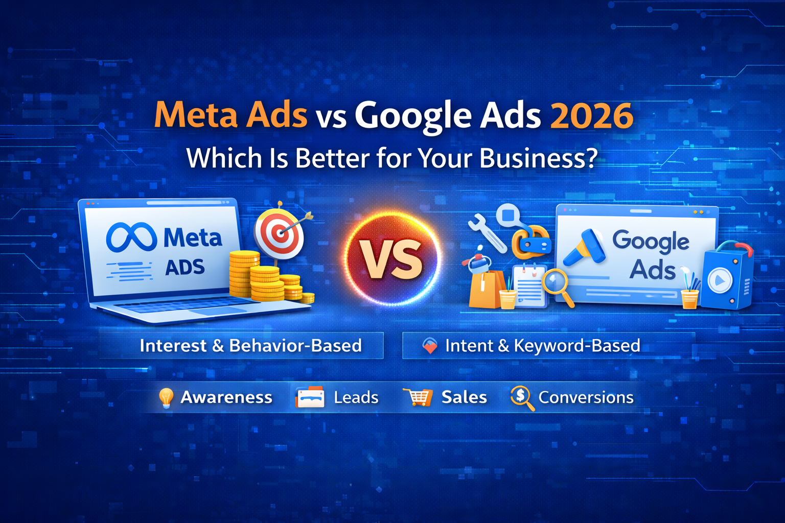 Google Ads vs Meta Ads – Comparing the Best Digital Advertising Platforms for Business Growth